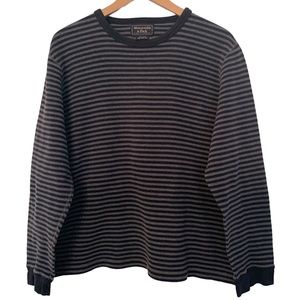 Abercrombie & Fitch 100% Blue Striped Sweater Sz XL